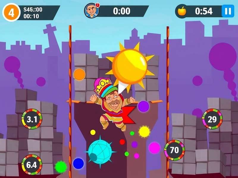 Holi Rush Game Controls